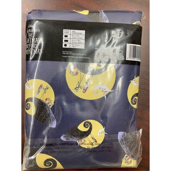 NWT Nightmare Before Christmas Tablecloth - Picture 3 of 3